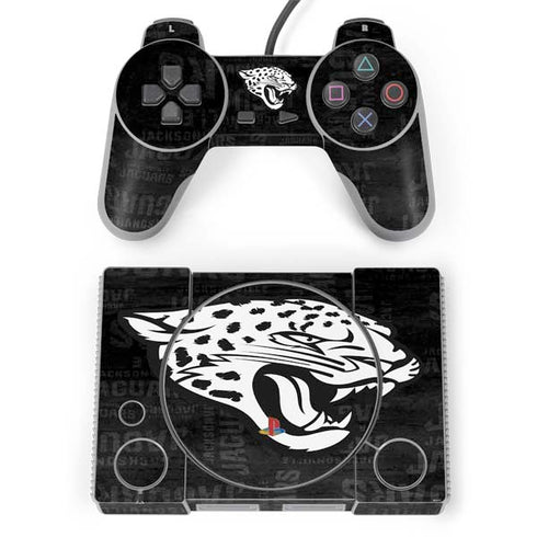 NFL Jacksonville Jaguars Black & White PlayStation Classic Bundle Skin